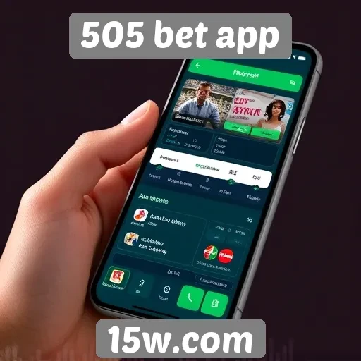 Interface do 505 bet app para usuários
